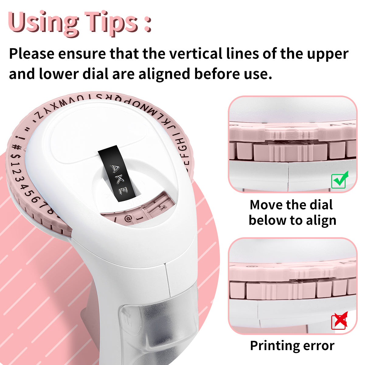 Aken Embossing Label Maker, Omega S Embossed Label Maker with 10 Embossing Label Tapes, Vintage Label Maker Embosser Retro Labeler Old School Label Printer for Home Office School DIY