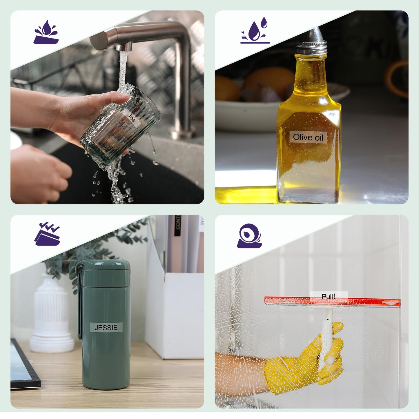 Aken Kompatibel mit Dymo Etikettenband Transparent Kompatibel mit Dymo LetraTag LT-100H LT-100T 200B XR Klar, Kompatibel mit Dymo Letratag Etikettenband Transparent, Clear Plastic 12mm x 4m