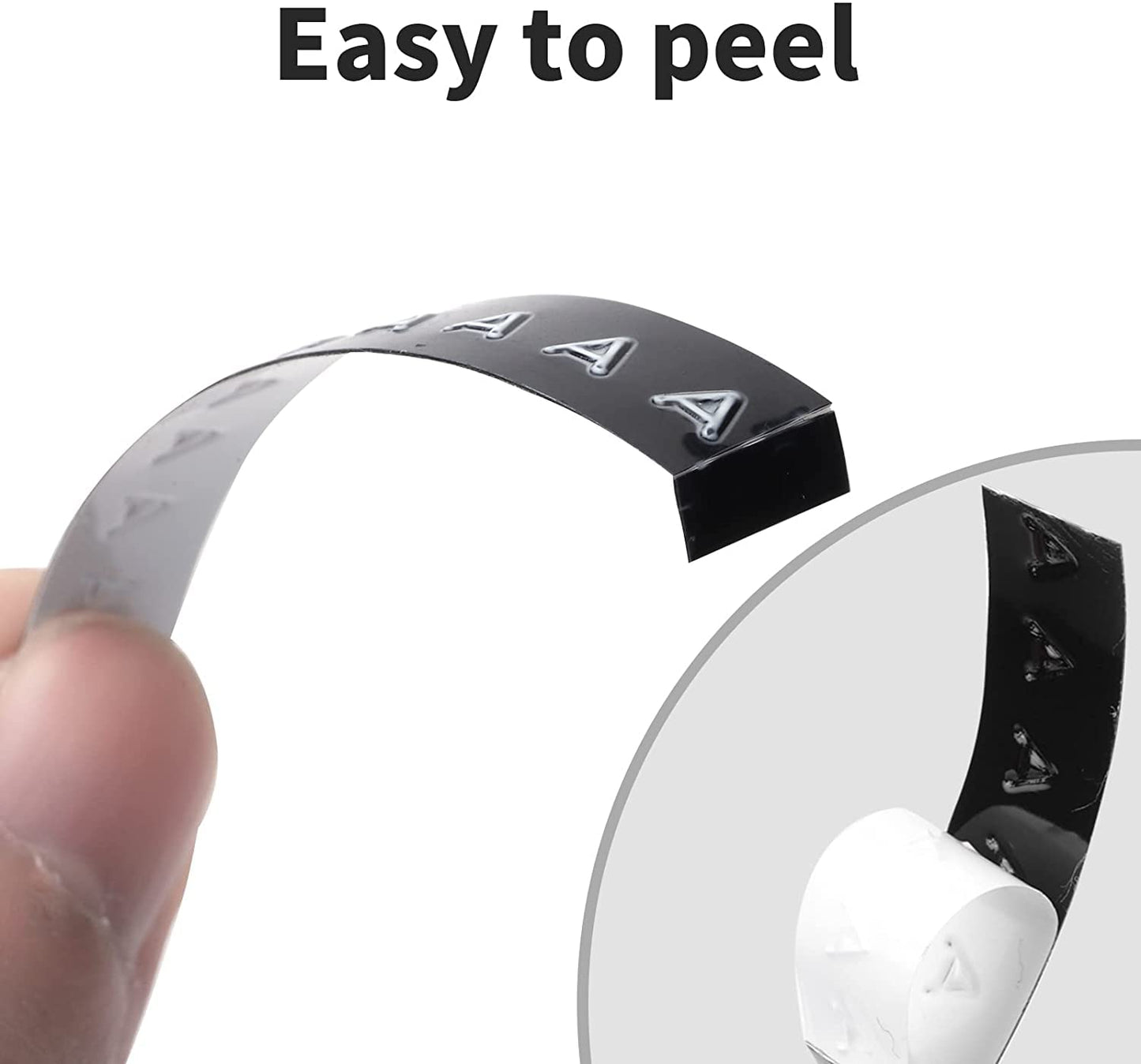 Aken compatibile con 3D Nastro Etichette a Rilievo 9mm in sostituzione di Etichette Adesive a Rilievo in Vinile per Junior Omega Etichettatrici, S0847750 Bianca su Nero