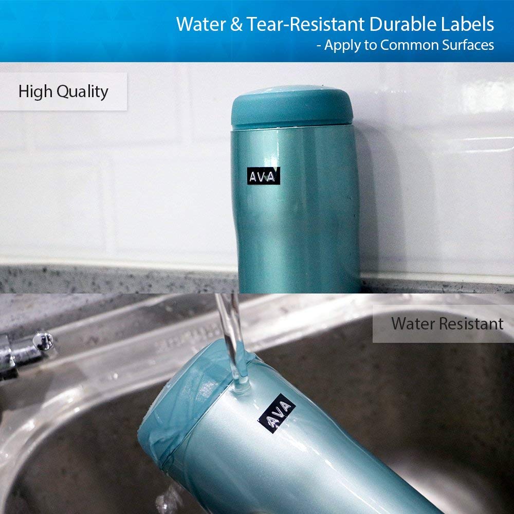 Aken compatibile con 3D Nastro Etichette a Rilievo 9mm in sostituzione di Etichette Adesive a Rilievo in Vinile per Junior Omega Etichettatrici, S0847750 Bianca su Nero