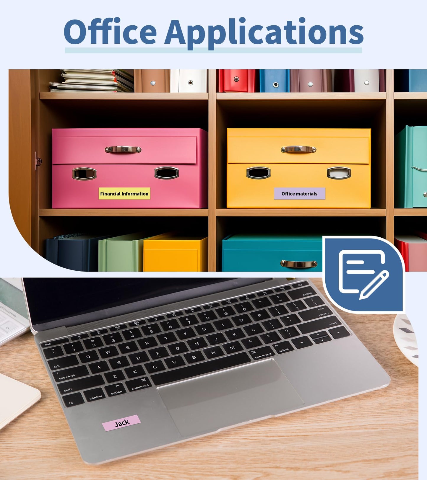 Aken Compatible TZe Label Tape 12mm with Brother P Touch Label Printer Tape Compatible with Brother PT-1000 H100R H110 D210 D400, Black on Yellow/Green/Pastel Purple/Pink/Blue